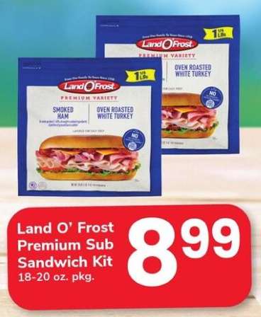 Land O’ Frost Premium Sub Sandwich Kit