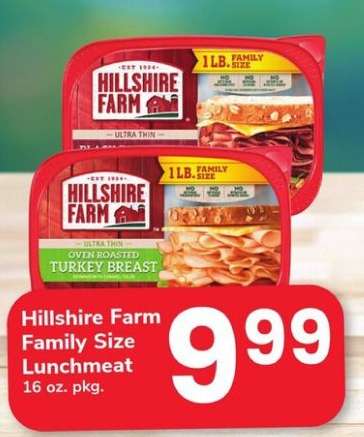 Hillshire Farm Family Size Lunchmeat