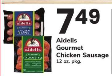 Aidells Gourmet Chicken Sausage