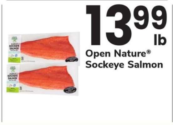 Open Nature Sockeye Salmon