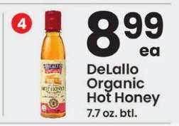DeLallo Organic Hot Honey