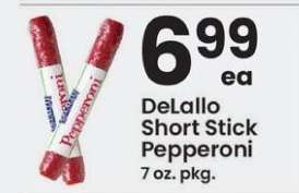 DELALLO SHORT STICK PEPPERONI