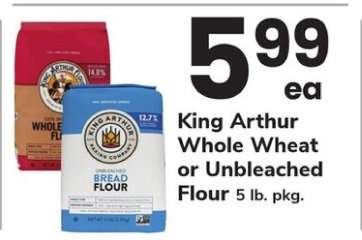 King Arthur Whole Wheat or Unbleached Flour