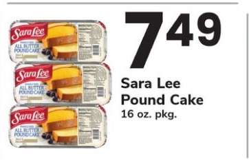 Sara Lee Pound Cake