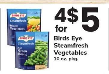 Birds Eye Steamfresh Vegetables