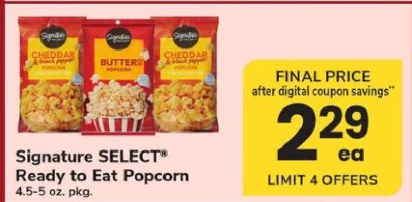 Signature SELECT Ready to Eat Popcorn