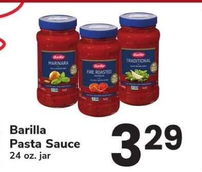 Barilla Pasta Sauce
