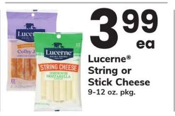 Lucerne String or Stick Cheese