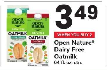 Open Nature Dairy Free Oatmilk