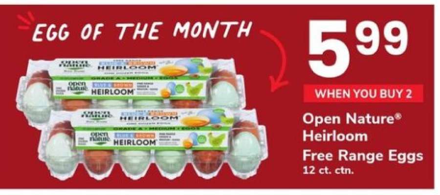 Open Nature Heirloom Free Range Eggs