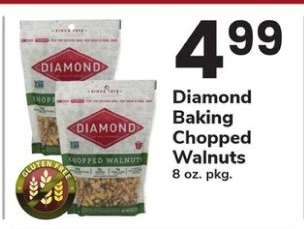 Diamond Baking Chopped Walnuts