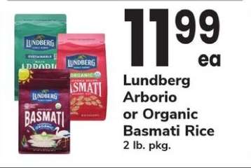 Lundberg Arborio or Organic Basmati Rice