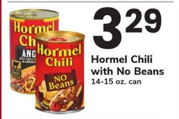 Hormel Chili With No Beans