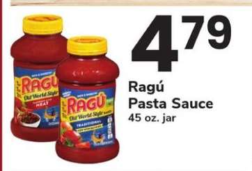 Ragú Pasta Sauce