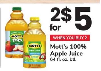 Mott's 100% Apple Juice