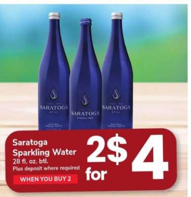 Saratoga Sparkling Water
