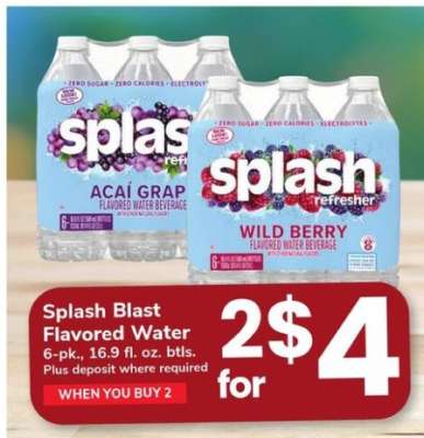 Splash Blast Flavored Water