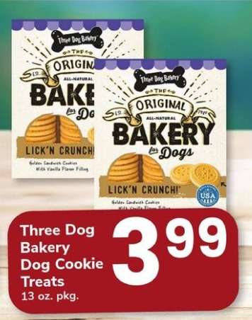 Three Dog Bakery Dog Cookie Treats