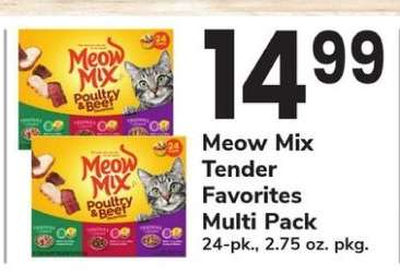 Meow Mix Tender Favorites Multi Pack