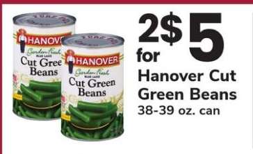 Hanover Cut Green Beans