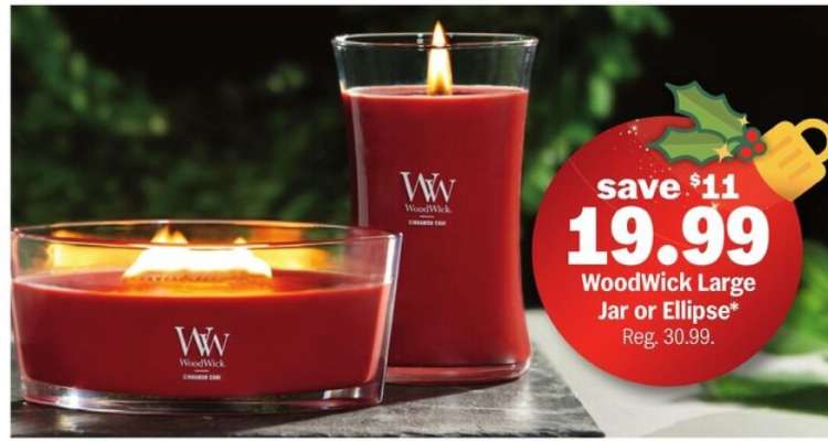 WoodWick Large Jar or Ellipse*