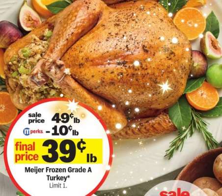 Meijer Frozen Grade A Turkey*