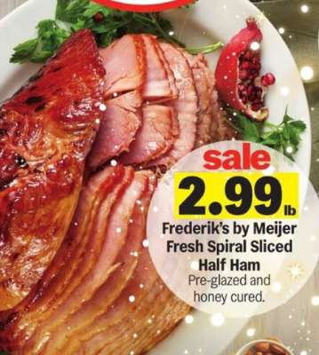 Frederik's by Meijer Fresh Spiral Sliced Half Ham