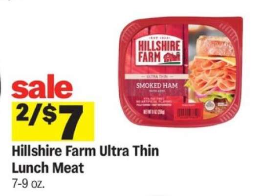 Hillshire Farm Ultra Thin Lunch Meat