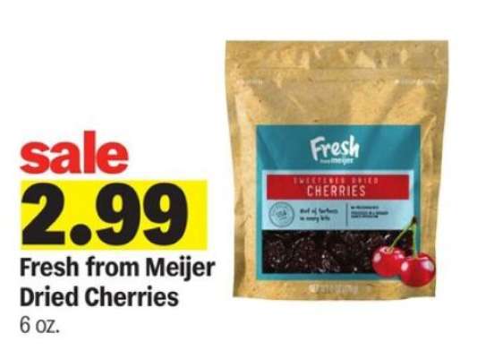 Fresh from Meijer Dried Cherries