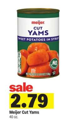 Meijer Cut Yams