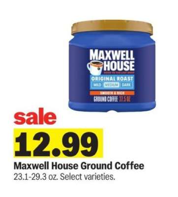 Maxwell House Ground Coffee*