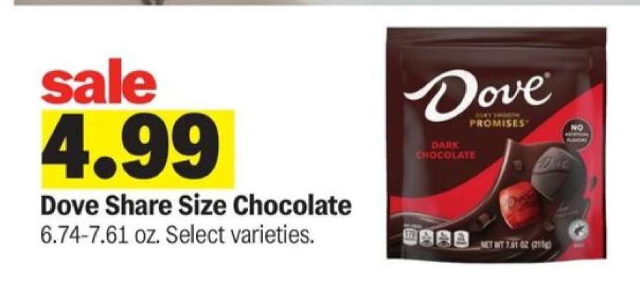 Dove Share Size Chocolate