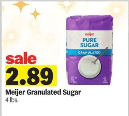 Meijer Granulated Sugar