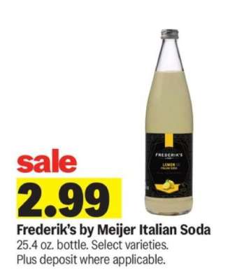 Frederik's by Meijer Italian Soda