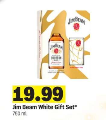 Jim Beam White Gift Set
