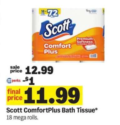 Scott ComfortPlus Bath Tissue*