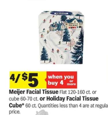 Meijer Facial Tissue*