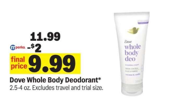Dove Whole Body Deodorant