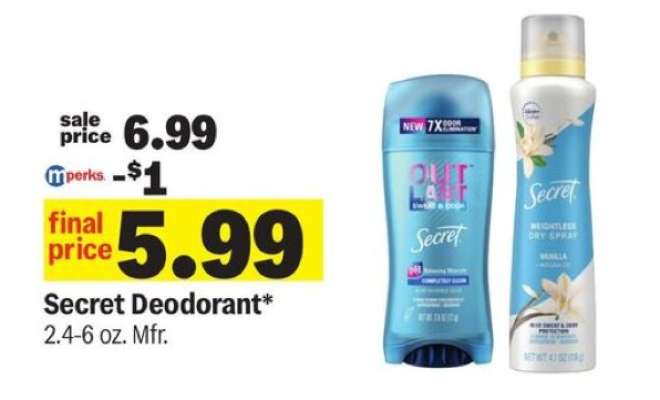 Secret Deodorant
