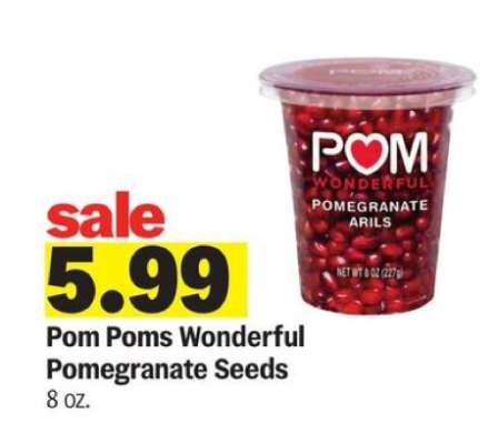 Pom Poms Wonderful Pomegranate Seeds