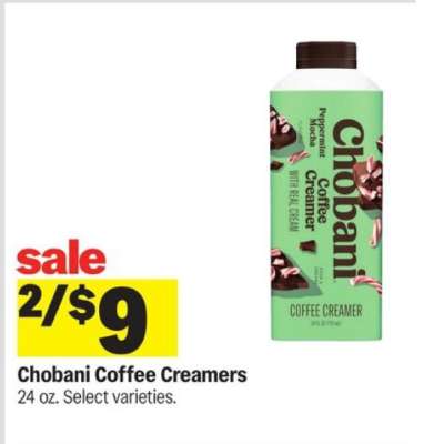 Chobani Coffee Creamers