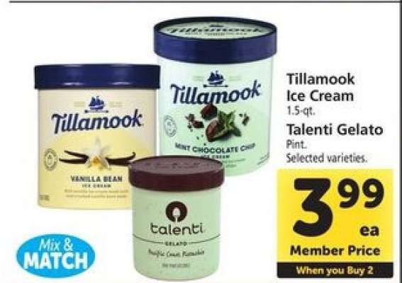 Tillamook Ice Cream & Talenti Gelato