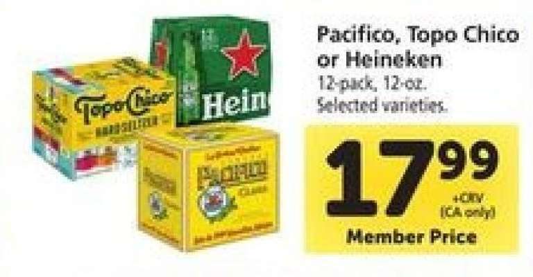 Pacifico, Topo Chico or Heineken