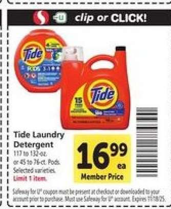 Tide Laundry Detergent
