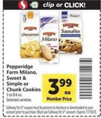 Pepperidge Farm Cookies