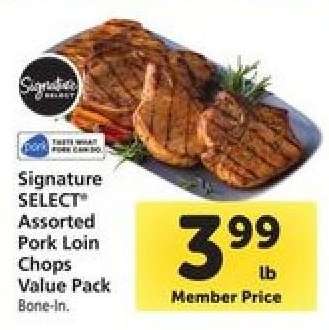 Signature SELECT Assorted Pork Loin Chops Value Pack