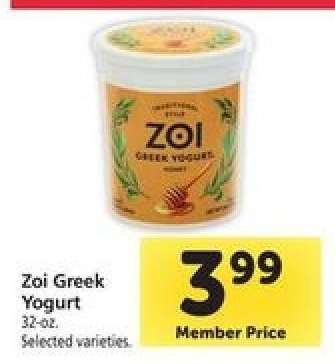 Zoi Greek Yogurt