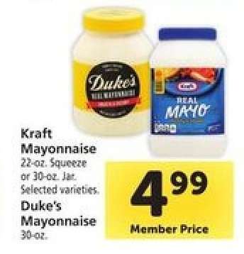 Kraft Mayonnaise / Duke's Mayonnaise