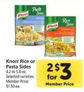 Knorr Rice or Pasta Sides