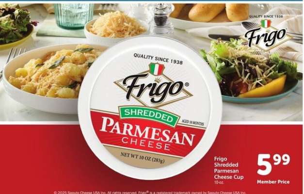 Frigo Shredded Parmesan Cheese Cup